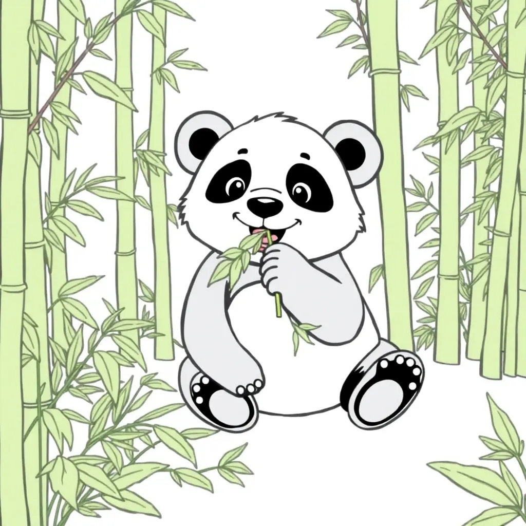 Panda Bear coloring page