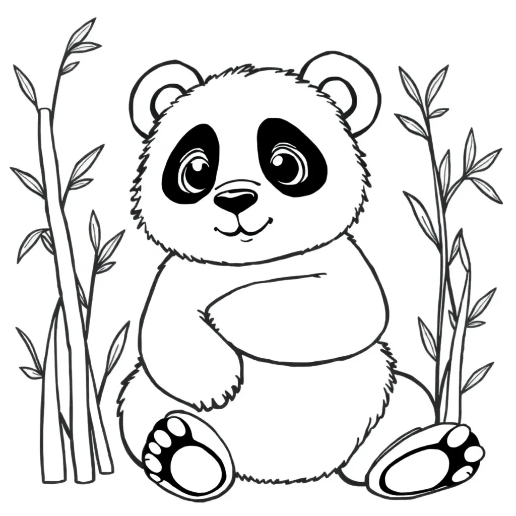 Panda Bear coloring page