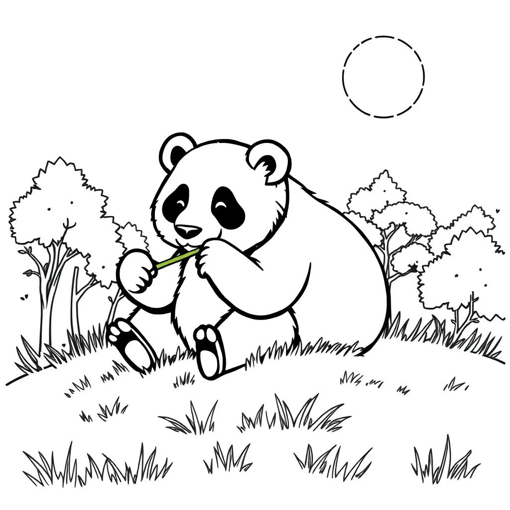Panda Bear coloring page