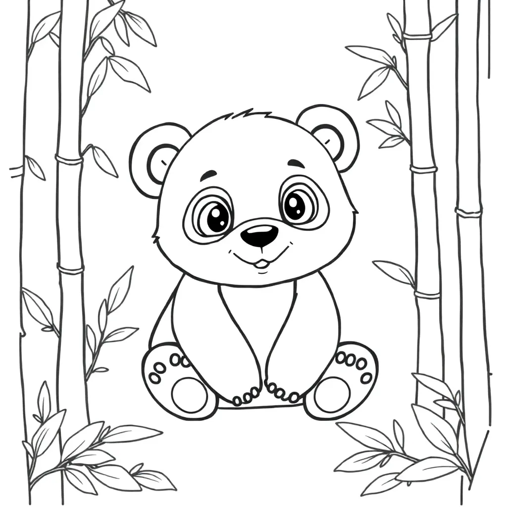 Panda Bear coloring page