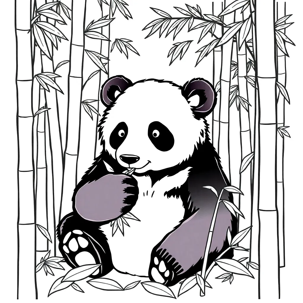Panda Bear coloring page
