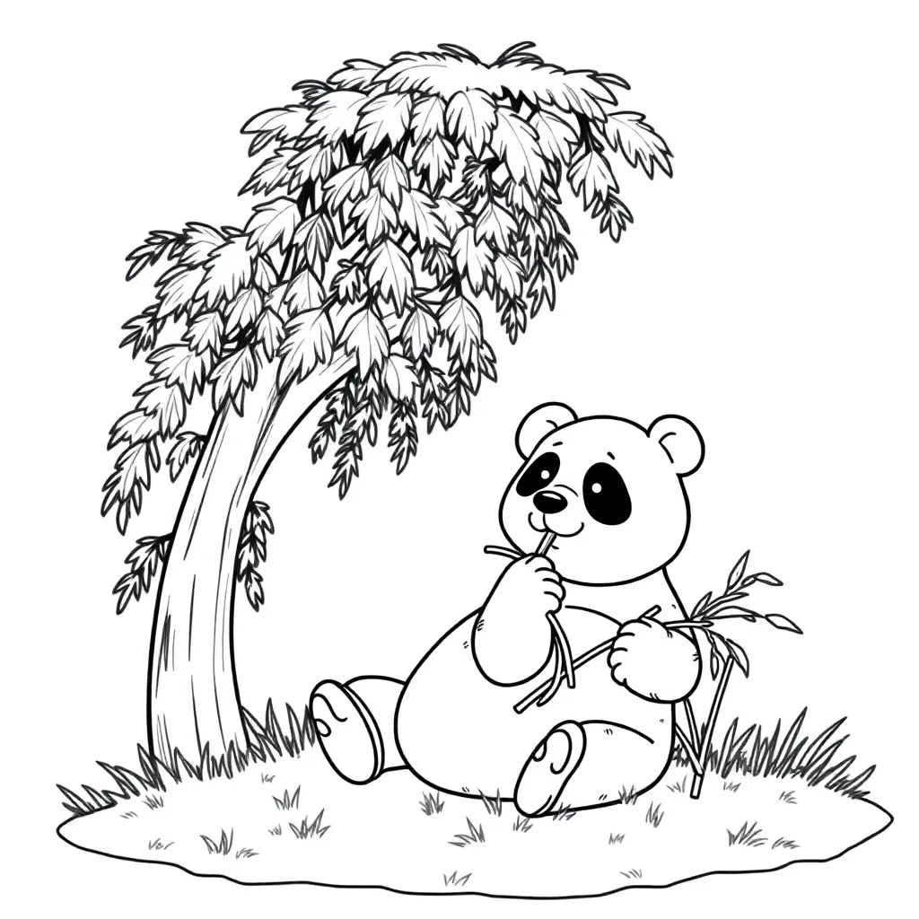 Panda Bear coloring page