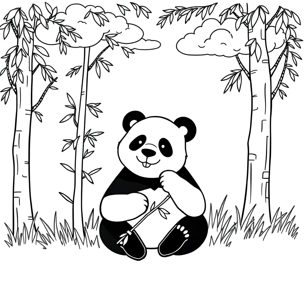 Panda Bear coloring page