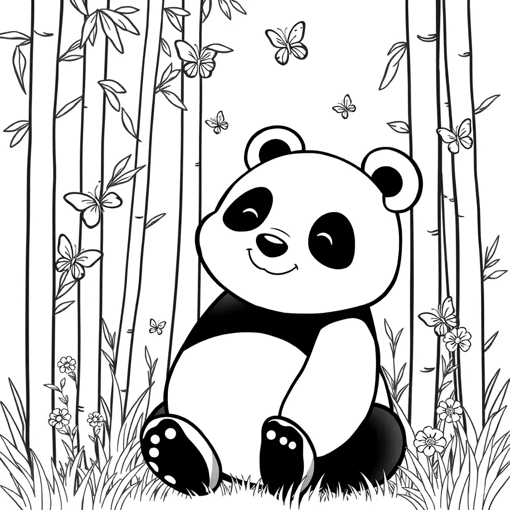 Panda Bear coloring page