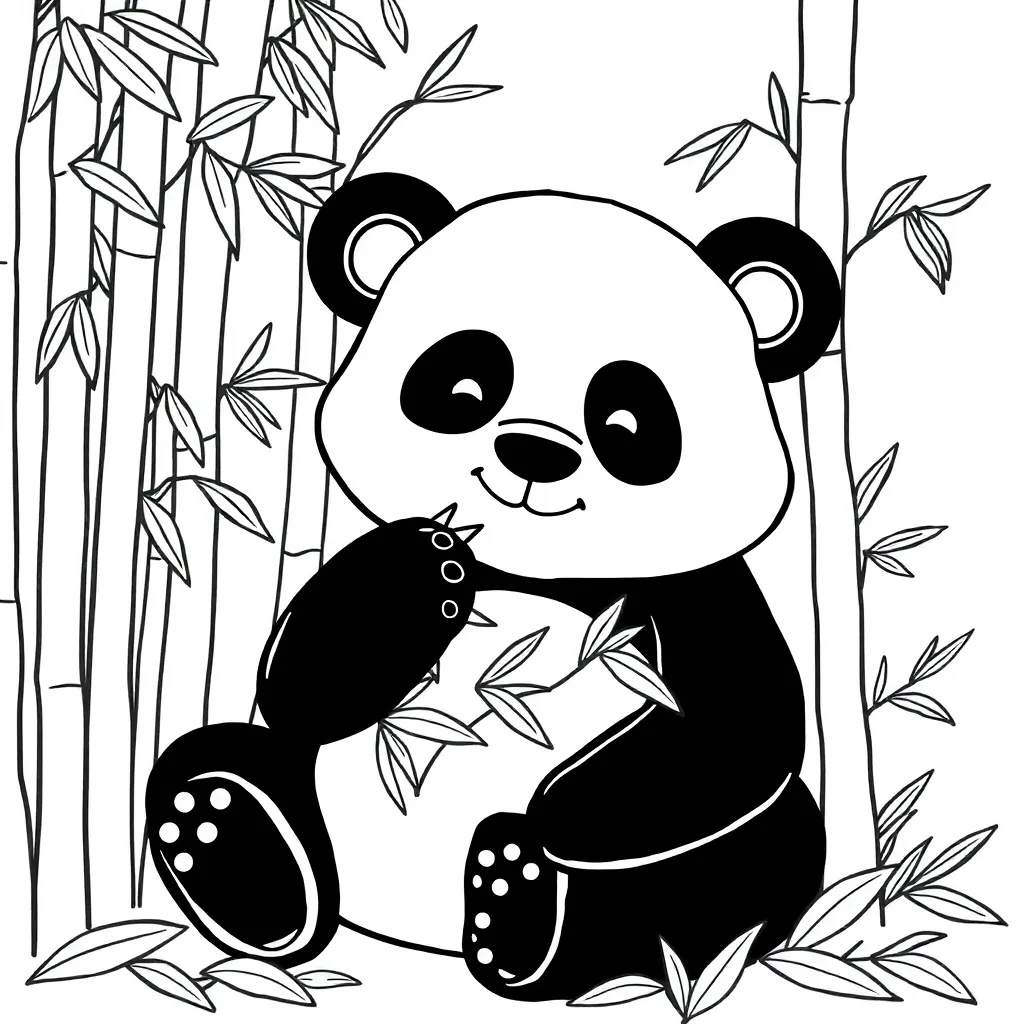 Panda Bear coloring page