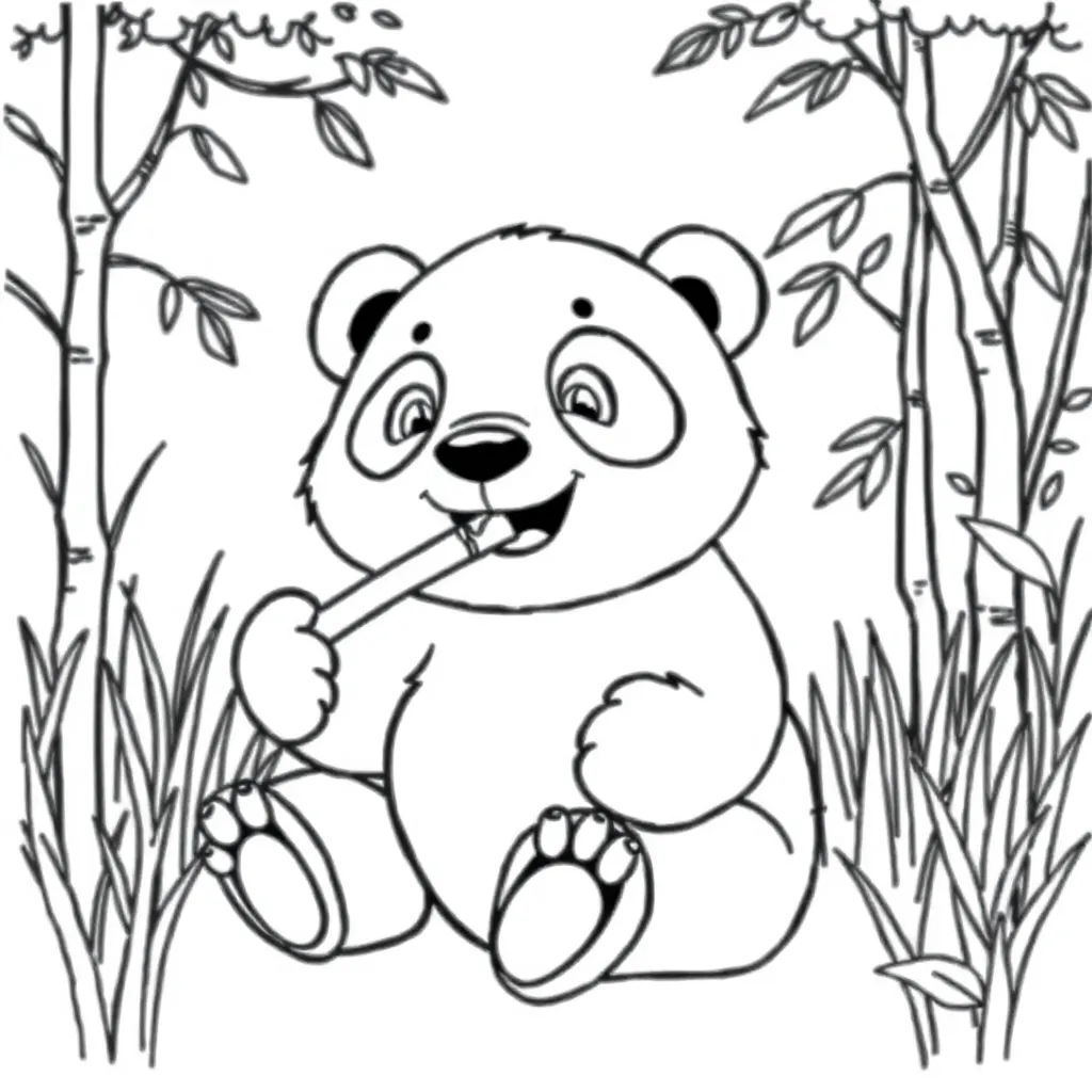 Panda Bear coloring page