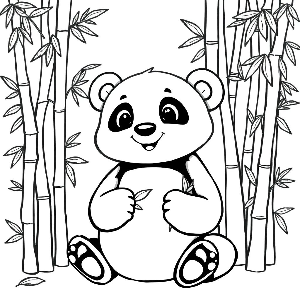 Panda Bear coloring page