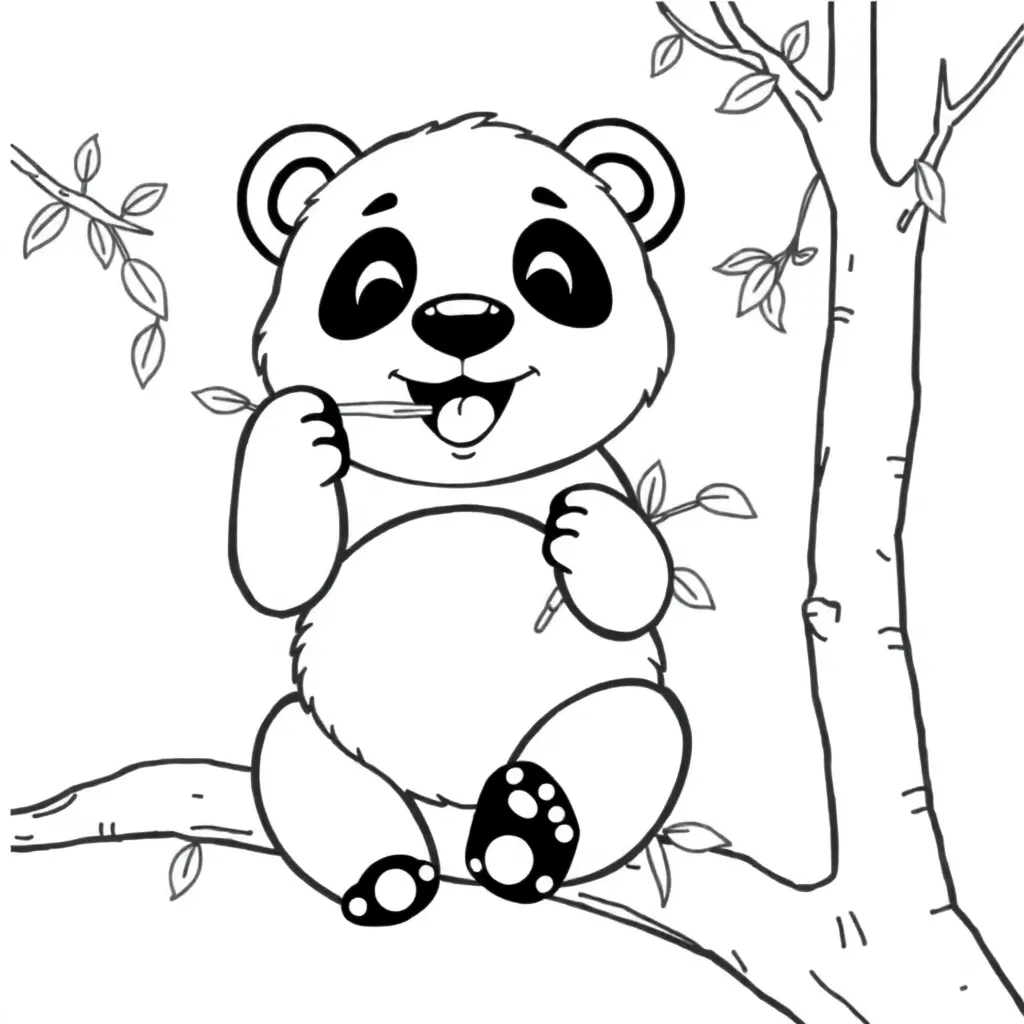 Panda Bear coloring page