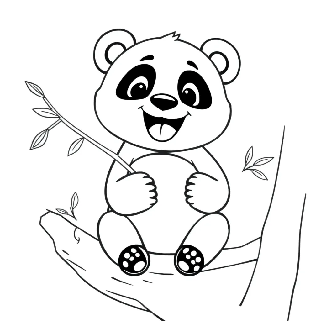 Panda Bear coloring page