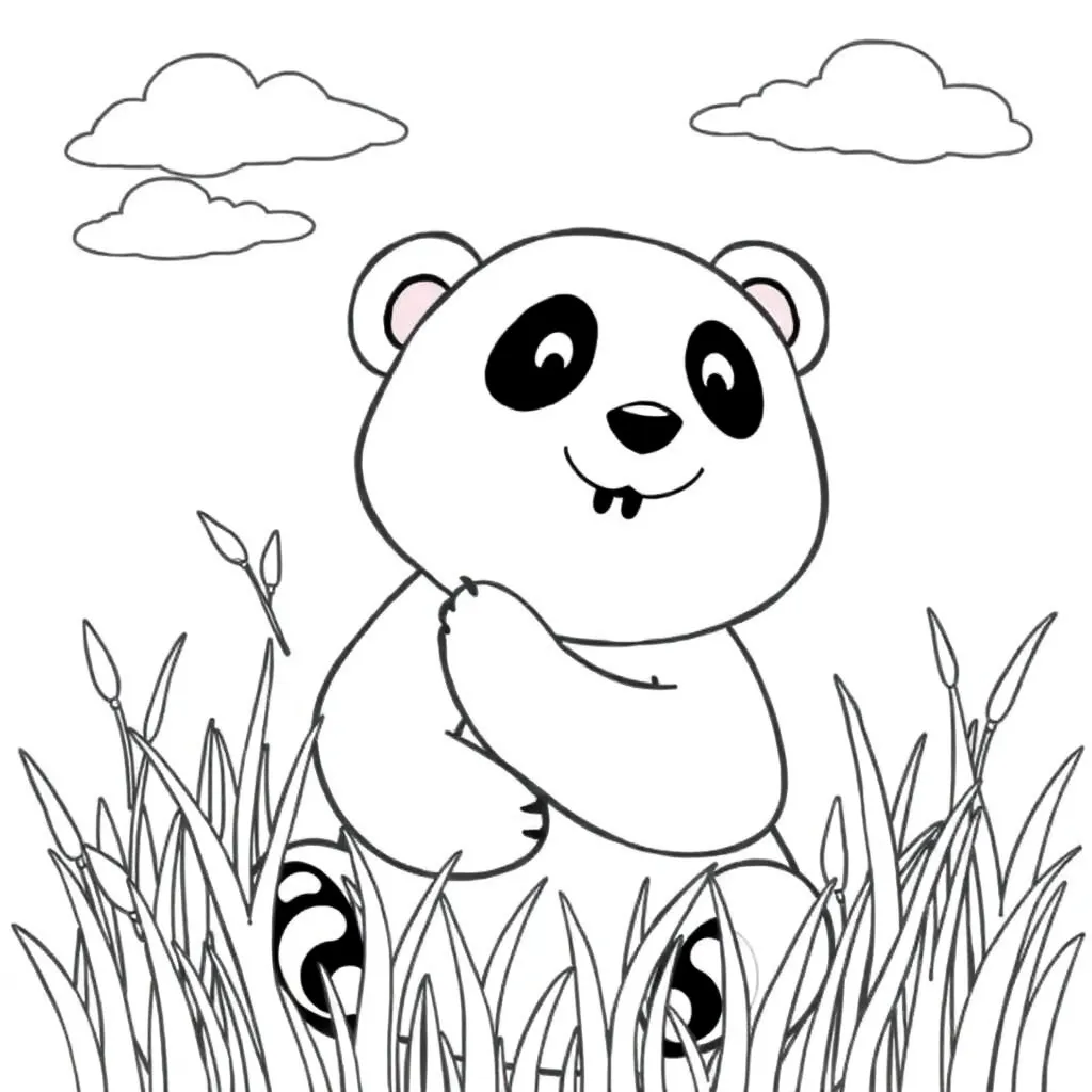 Panda Bear coloring page
