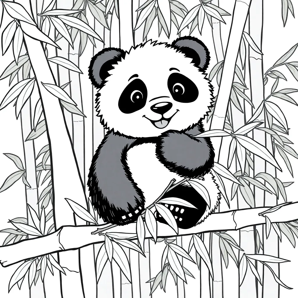 Panda Bear coloring page