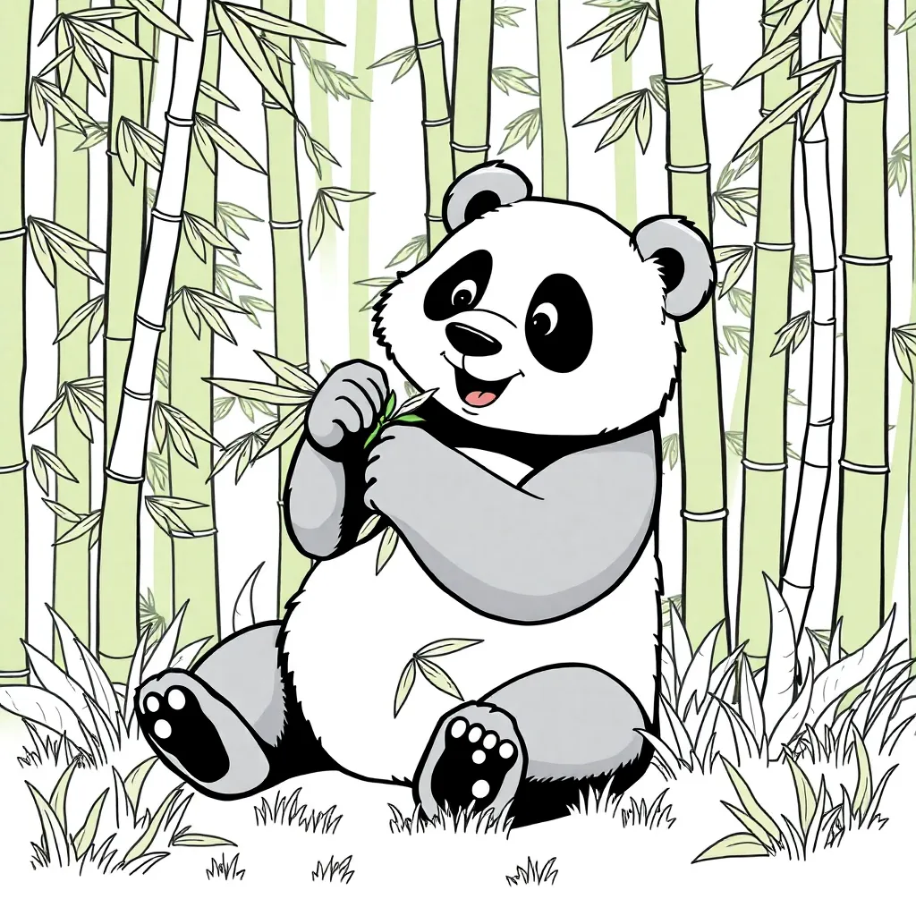 Panda Bear coloring page