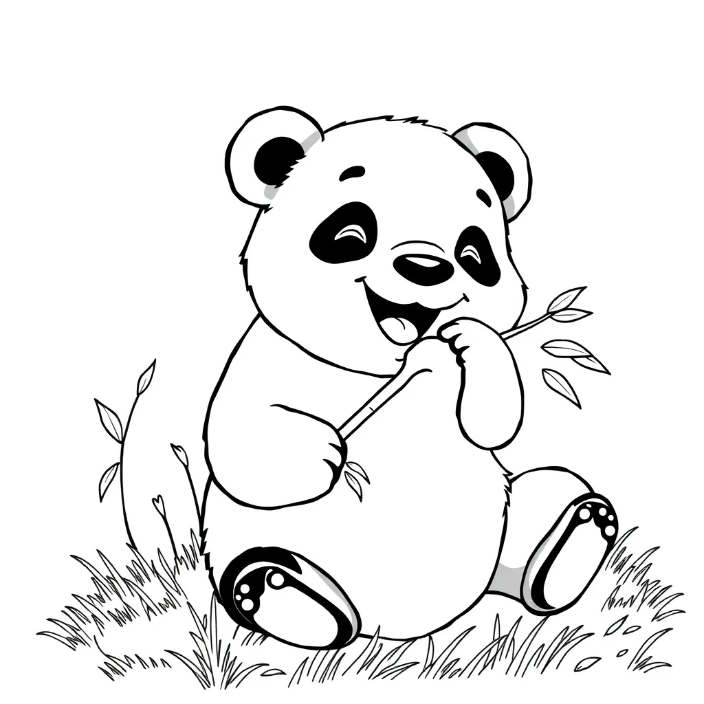 Panda Bear coloring page