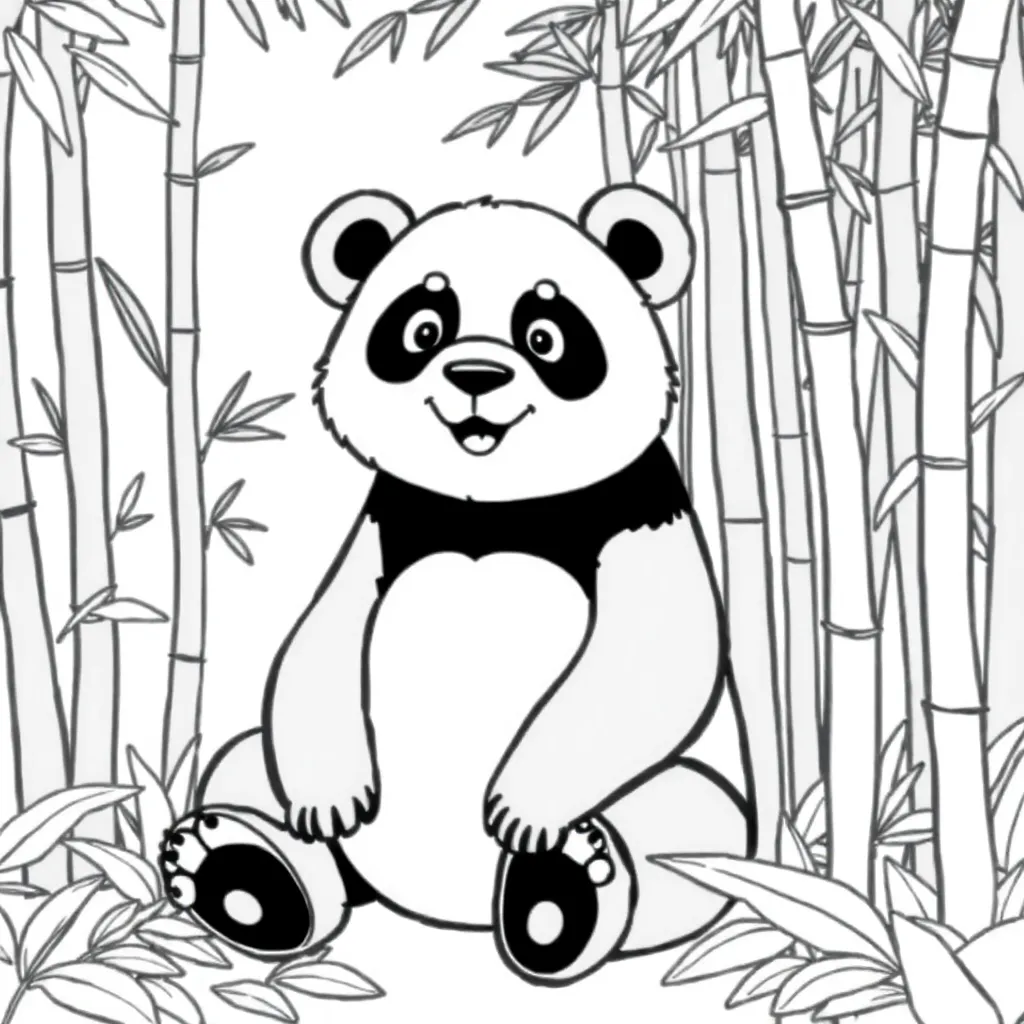Panda Bear coloring page