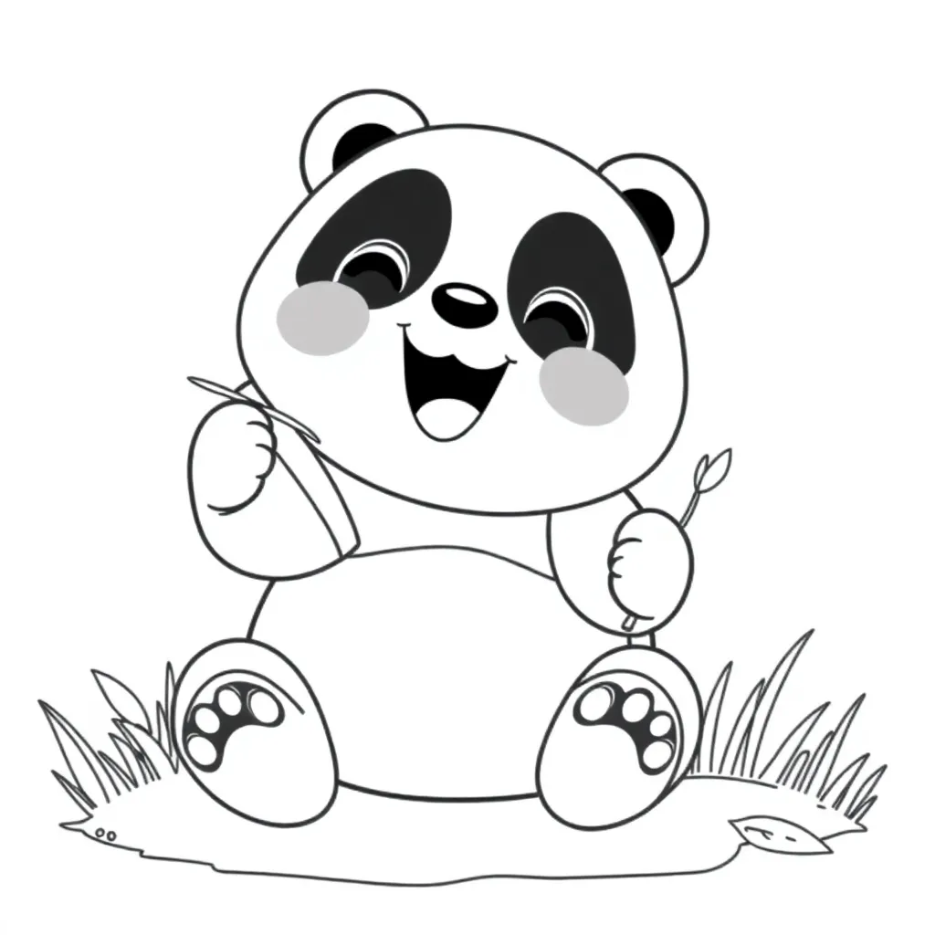 Panda Bear coloring page