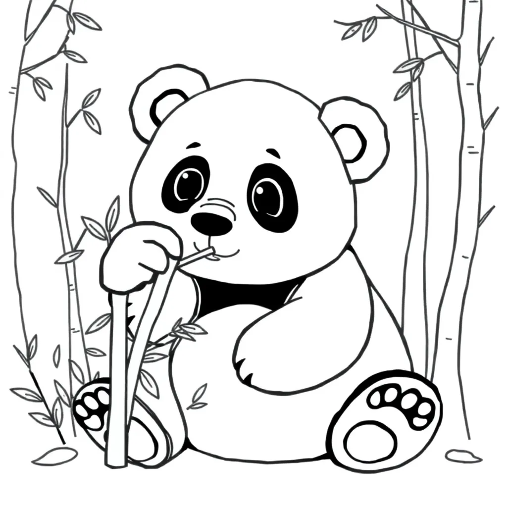 Panda Bear coloring page