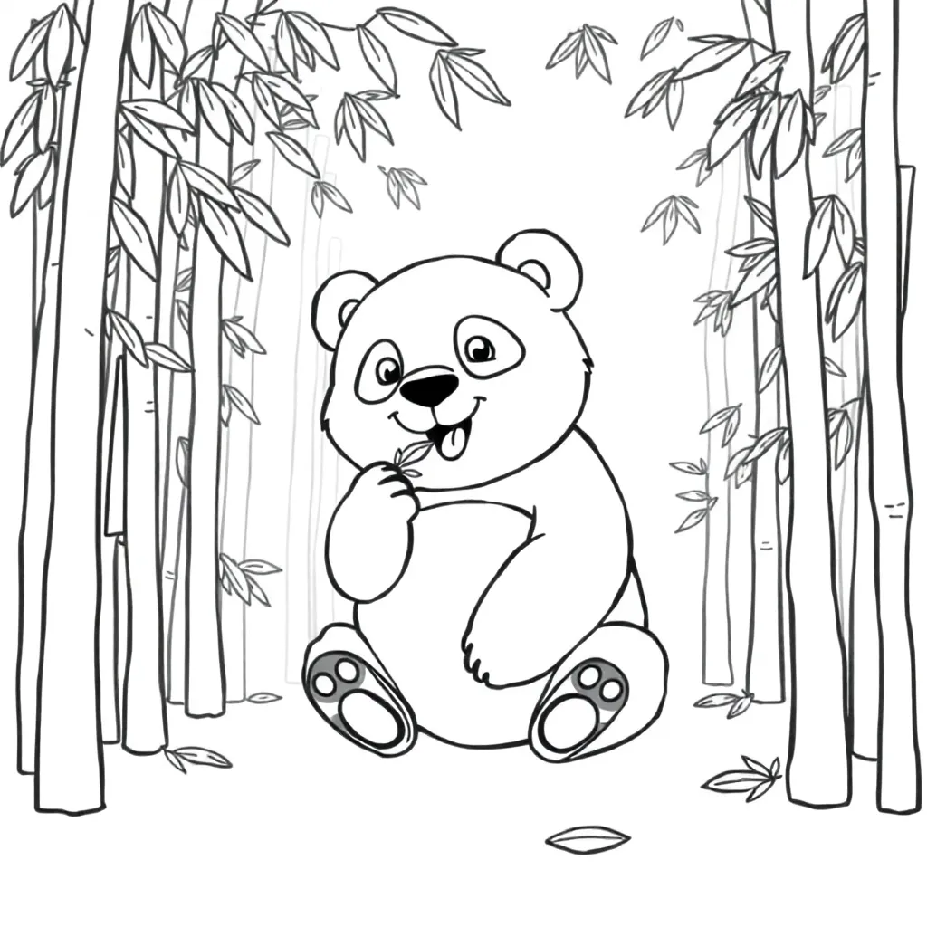Panda Bear coloring page