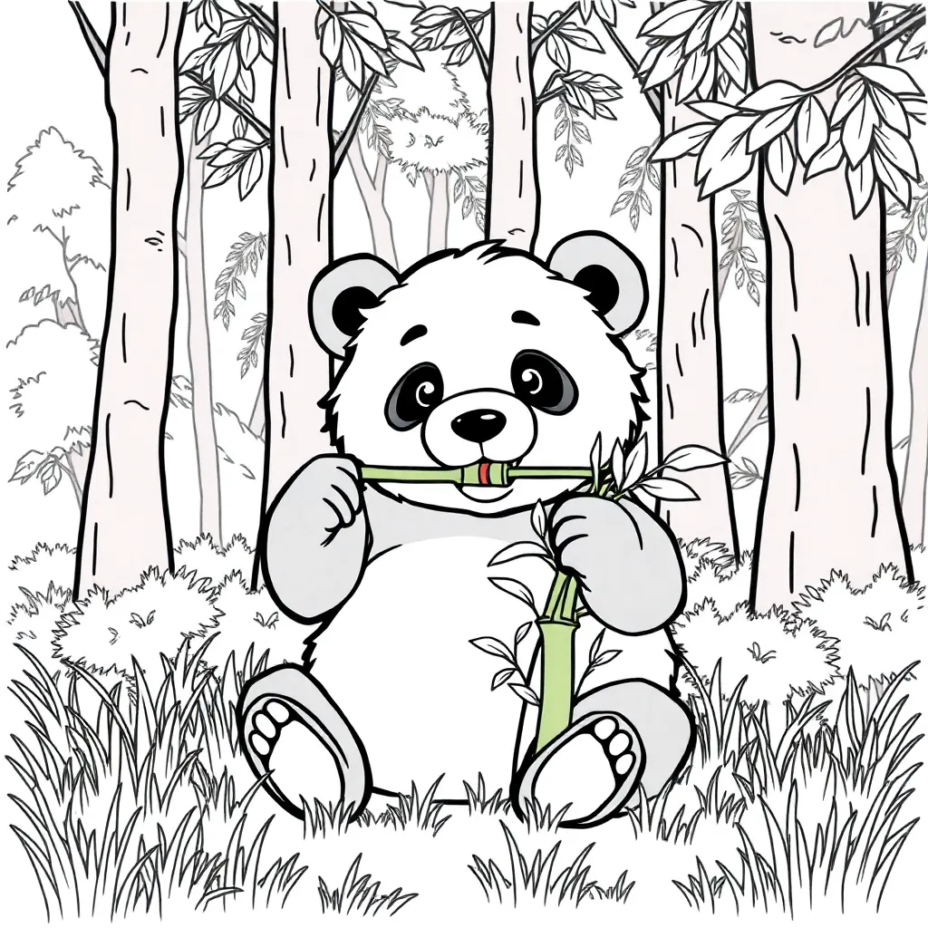 Panda Bear coloring page