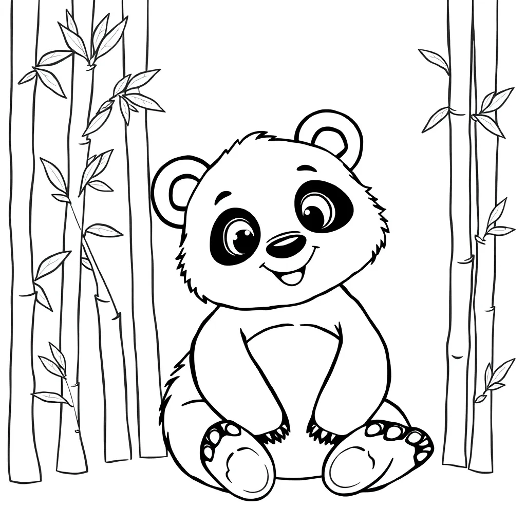 Panda Bear coloring page