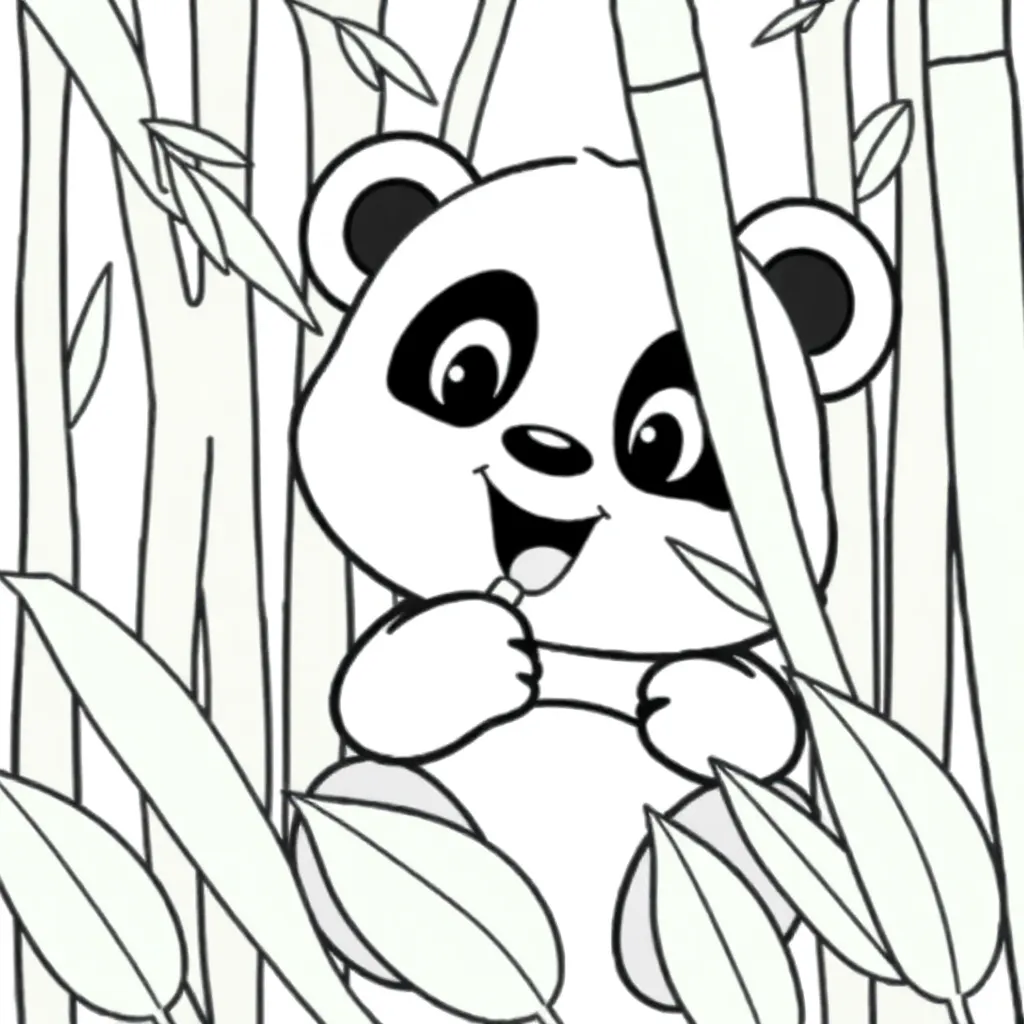 Panda Bear coloring page