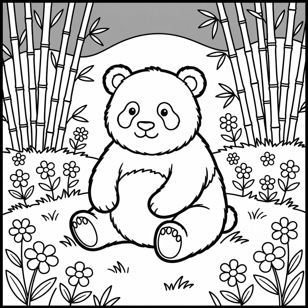 Panda Bear coloring page