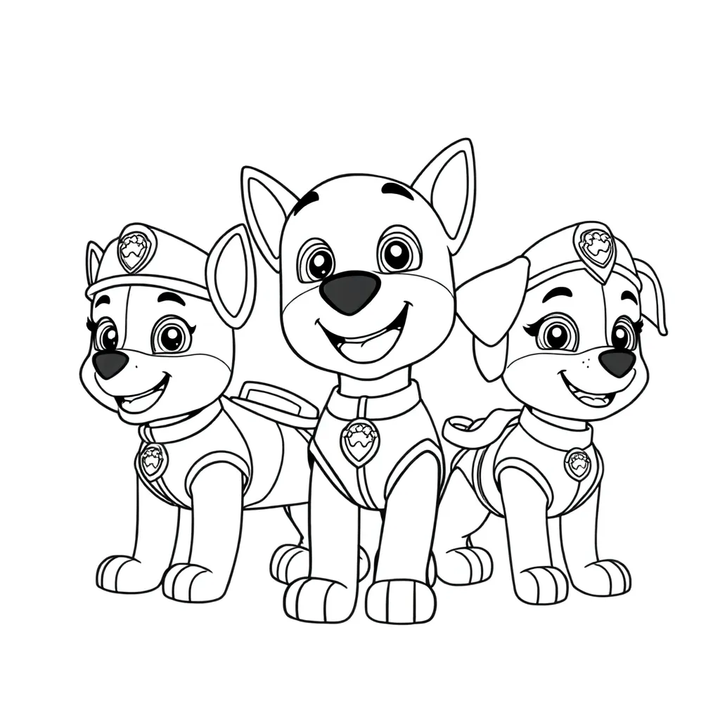 Paw Patrol coloring page