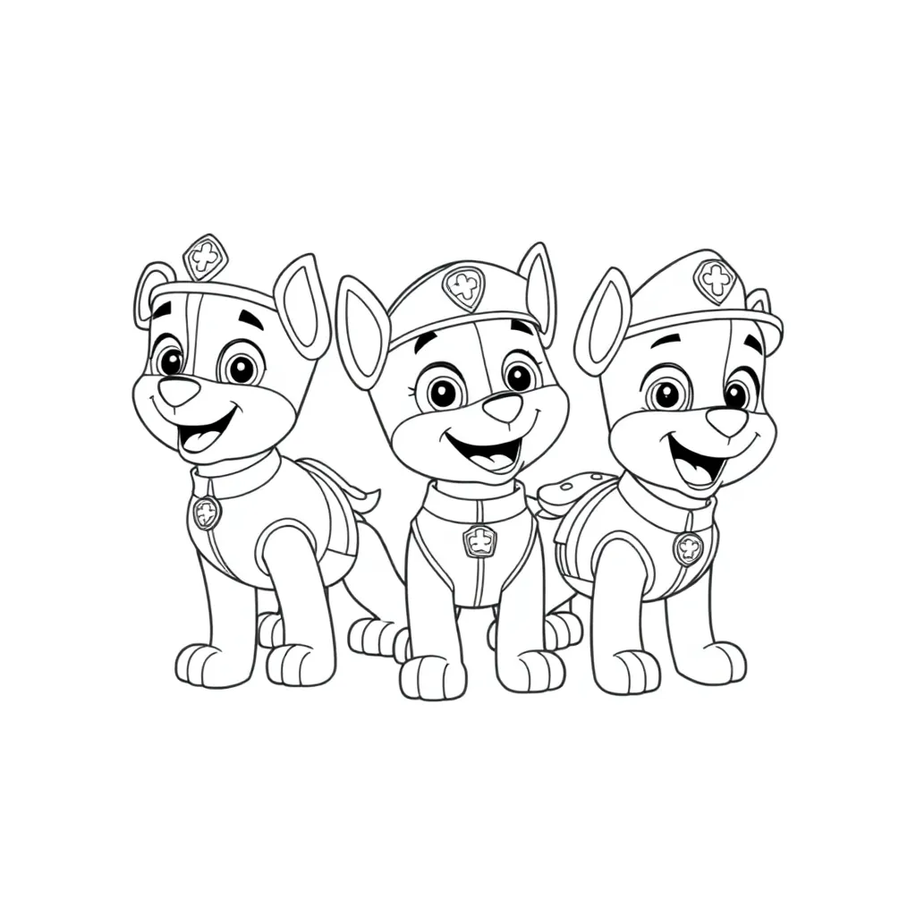 Paw Patrol coloring page