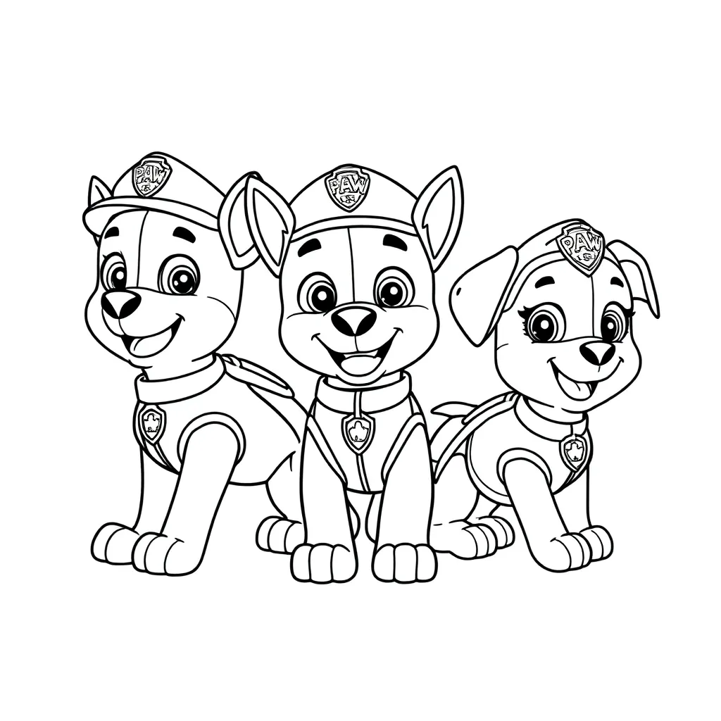 Paw Patrol coloring page
