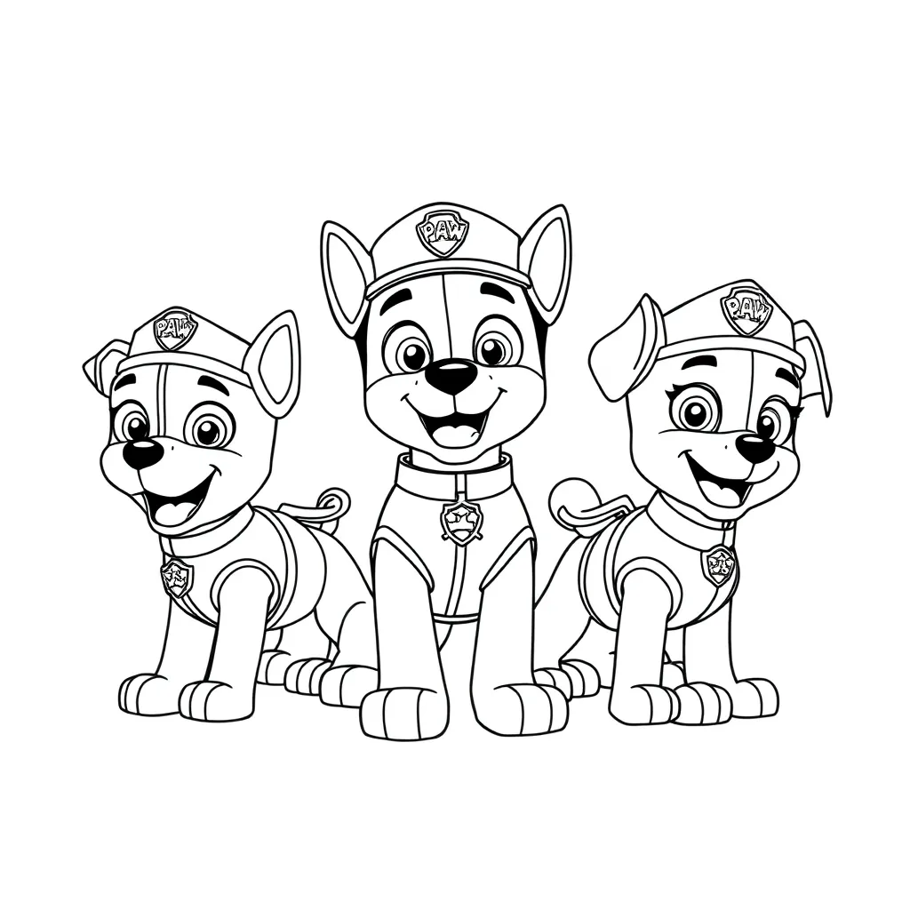 Paw Patrol coloring page