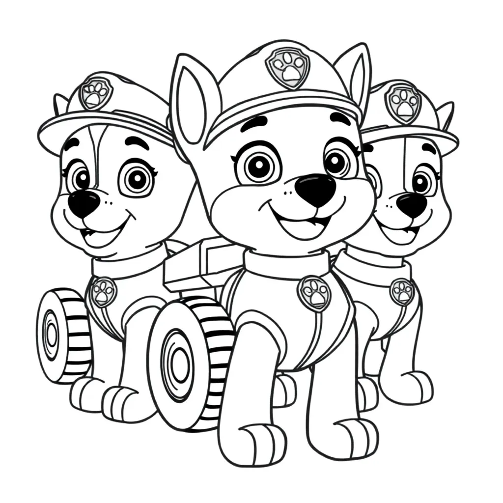 Paw Patrol coloring page