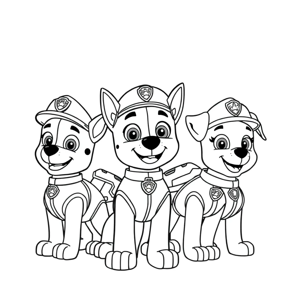 Paw Patrol coloring page