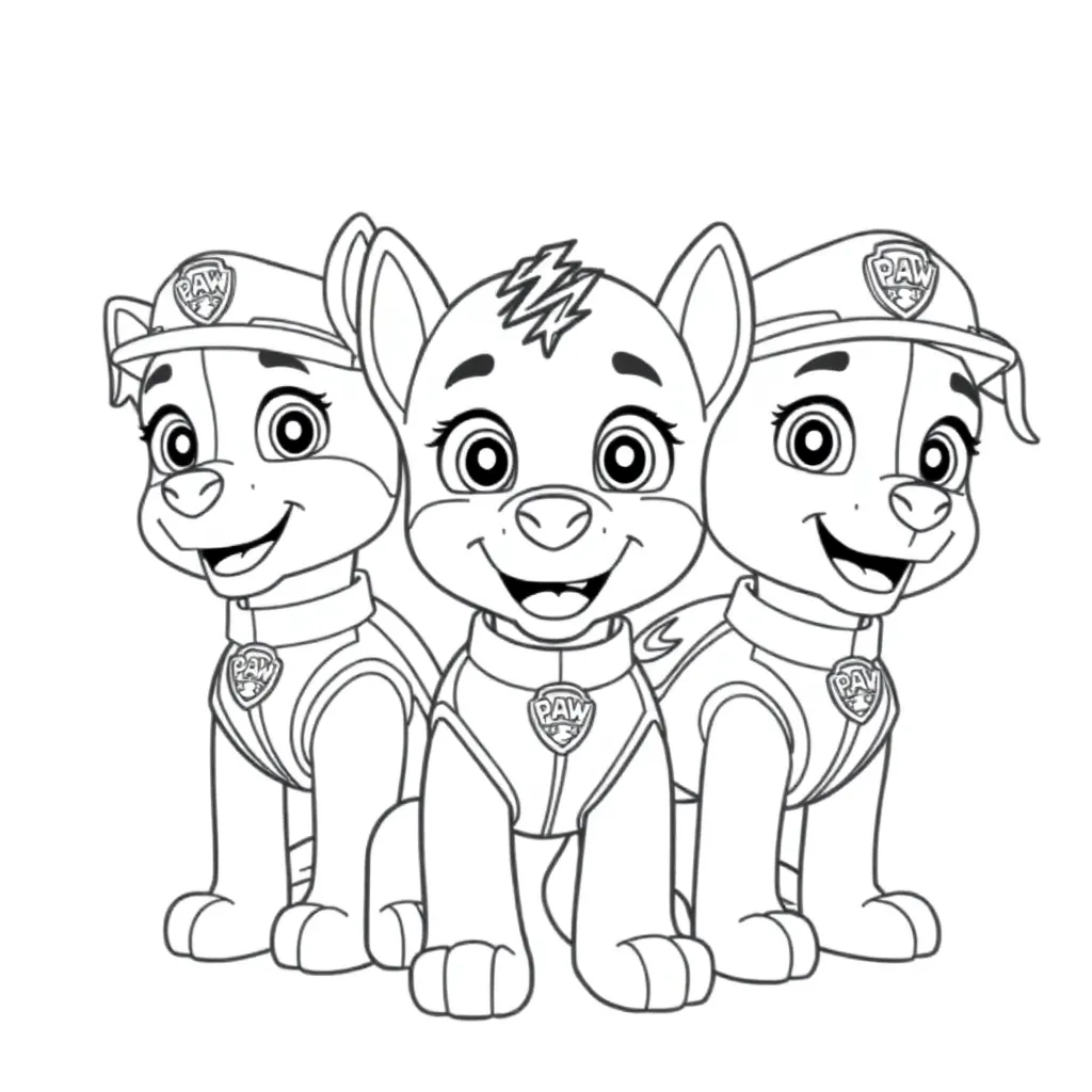 Paw Patrol coloring page
