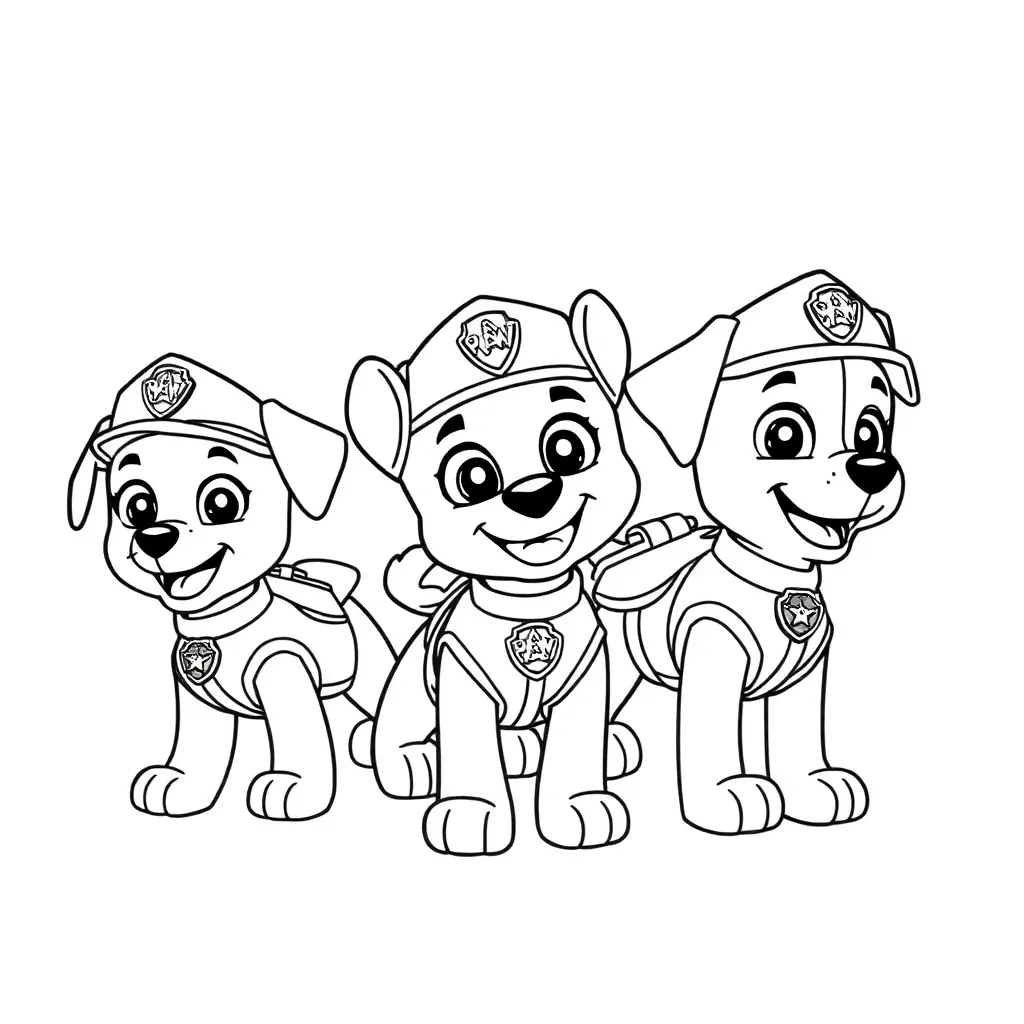 Paw Patrol coloring page