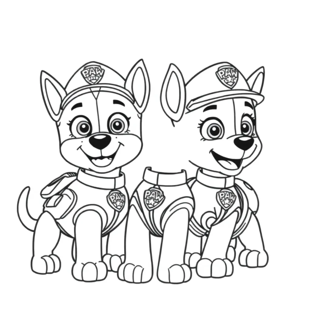Paw Patrol coloring page