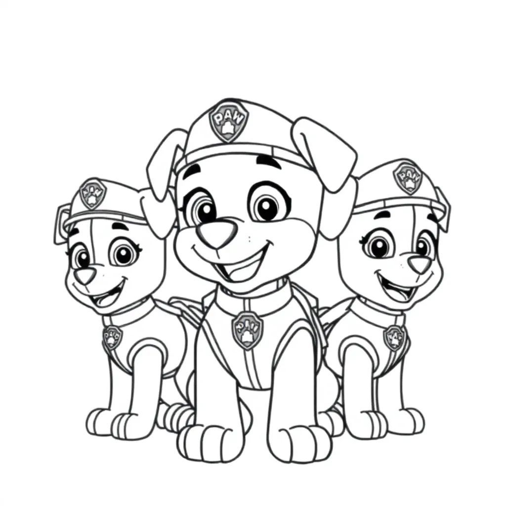Paw Patrol coloring page