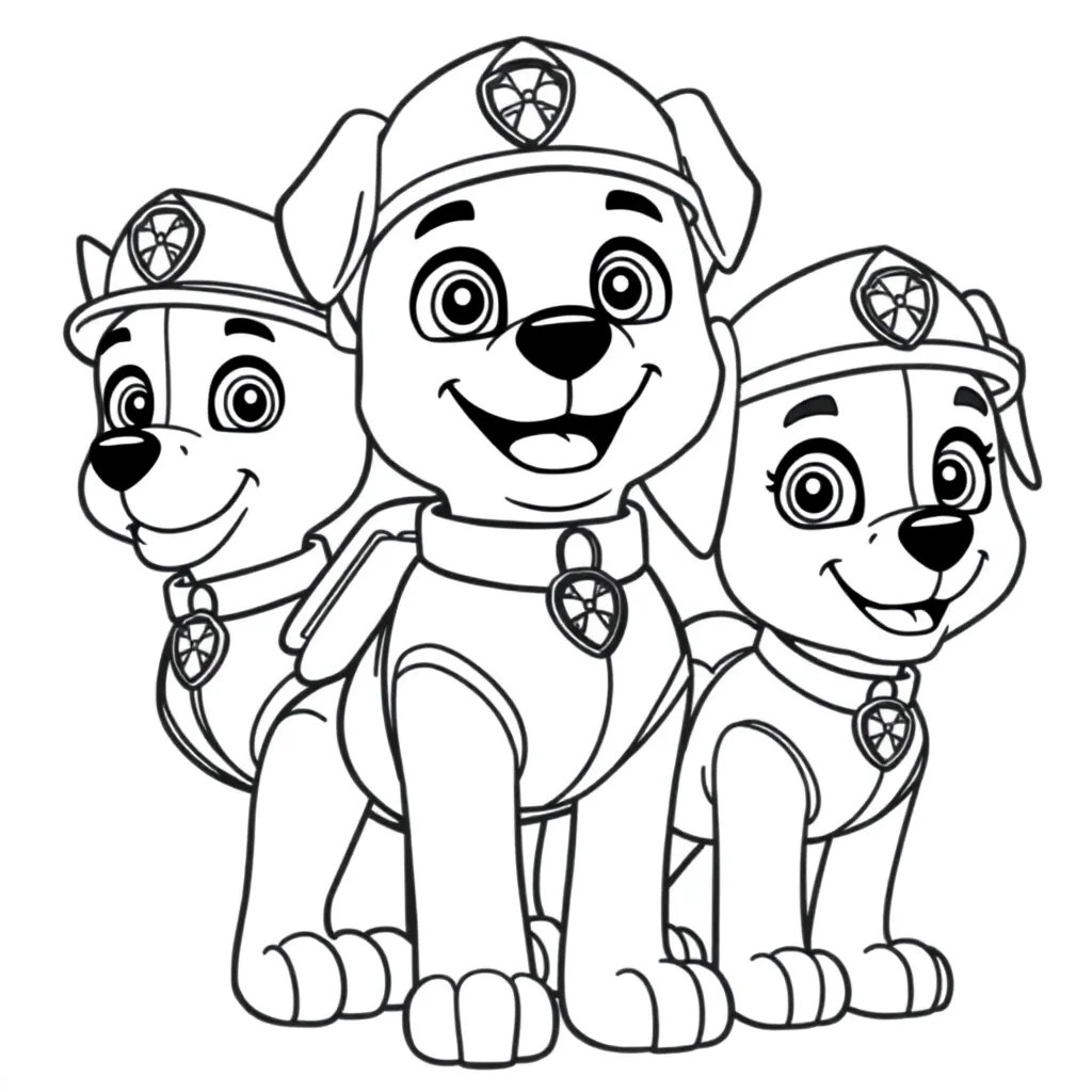 Paw Patrol coloring page