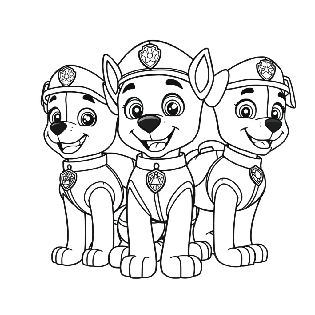 Paw Patrol coloring page