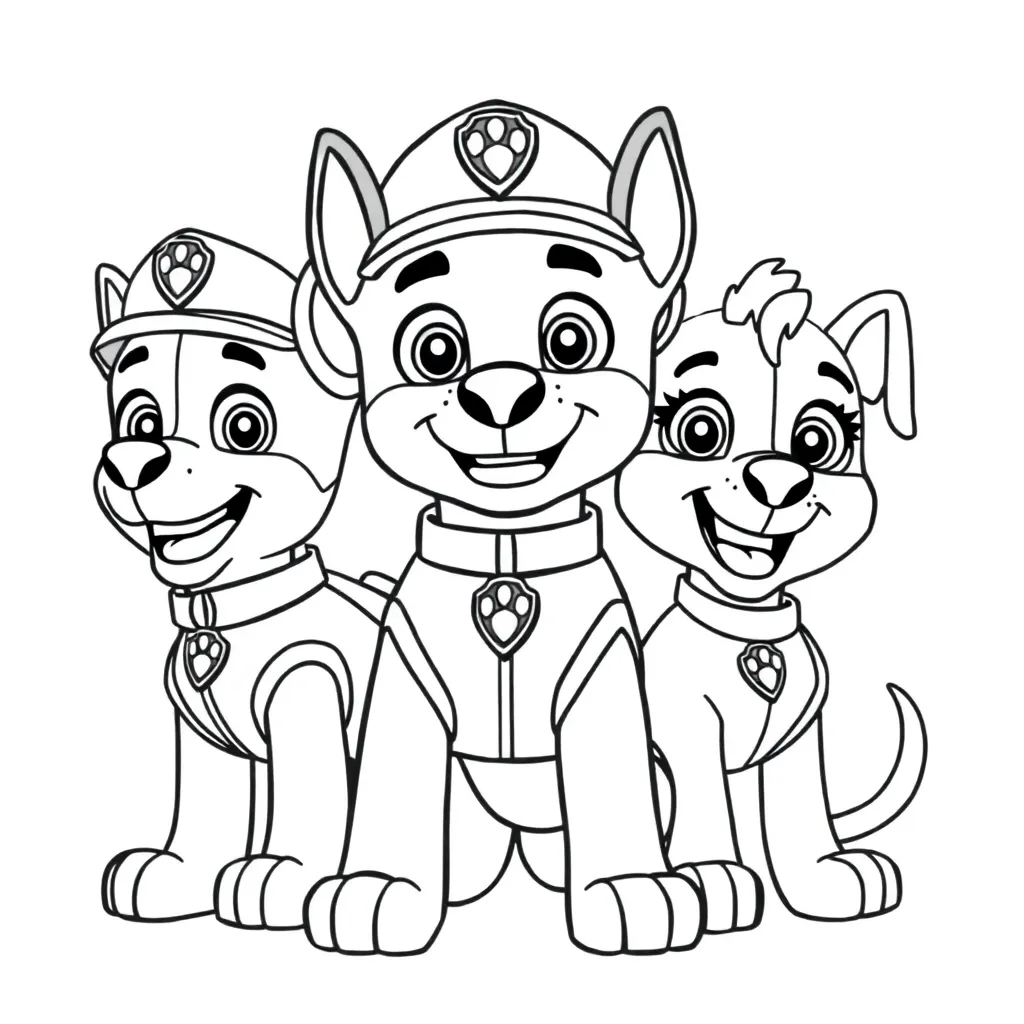 Paw Patrol coloring page