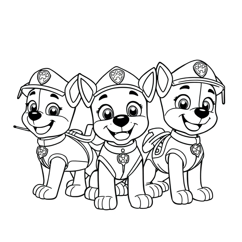 Paw Patrol coloring page