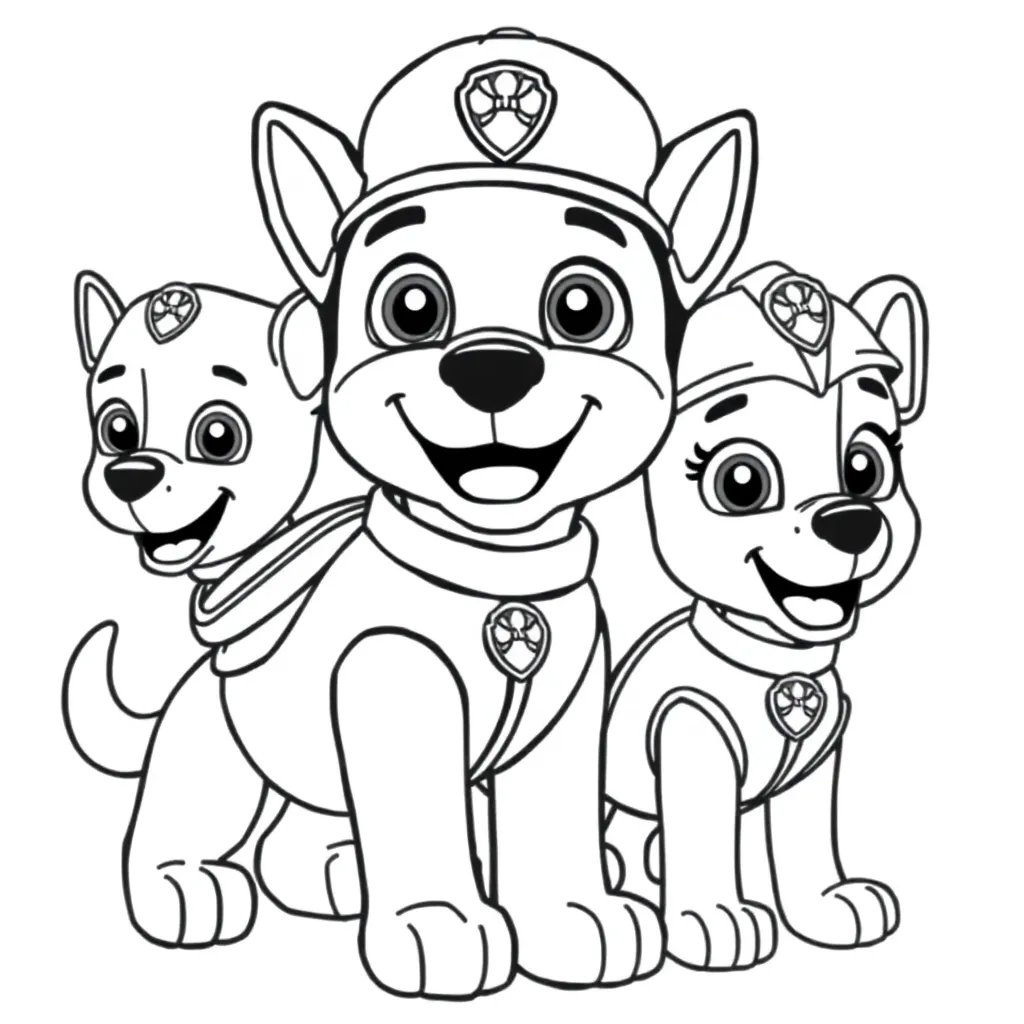 Paw Patrol coloring page