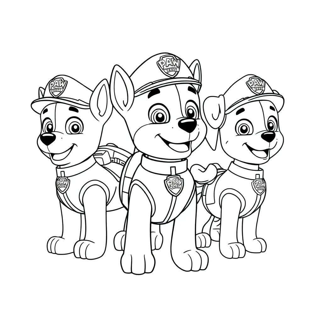 Paw Patrol coloring page