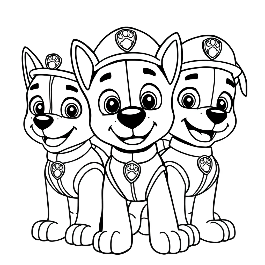 Paw Patrol coloring page