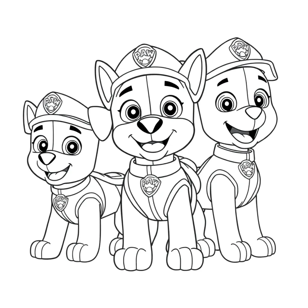 Paw Patrol coloring page