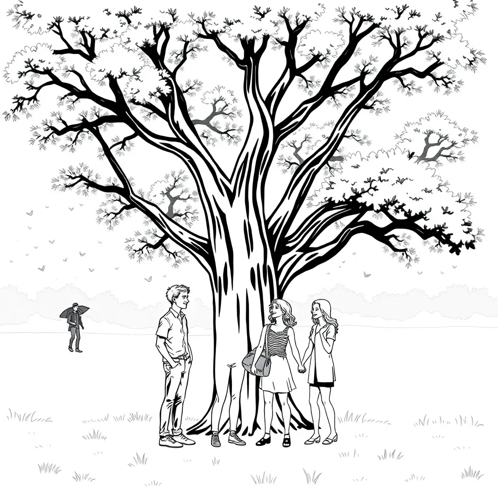 People coloring page