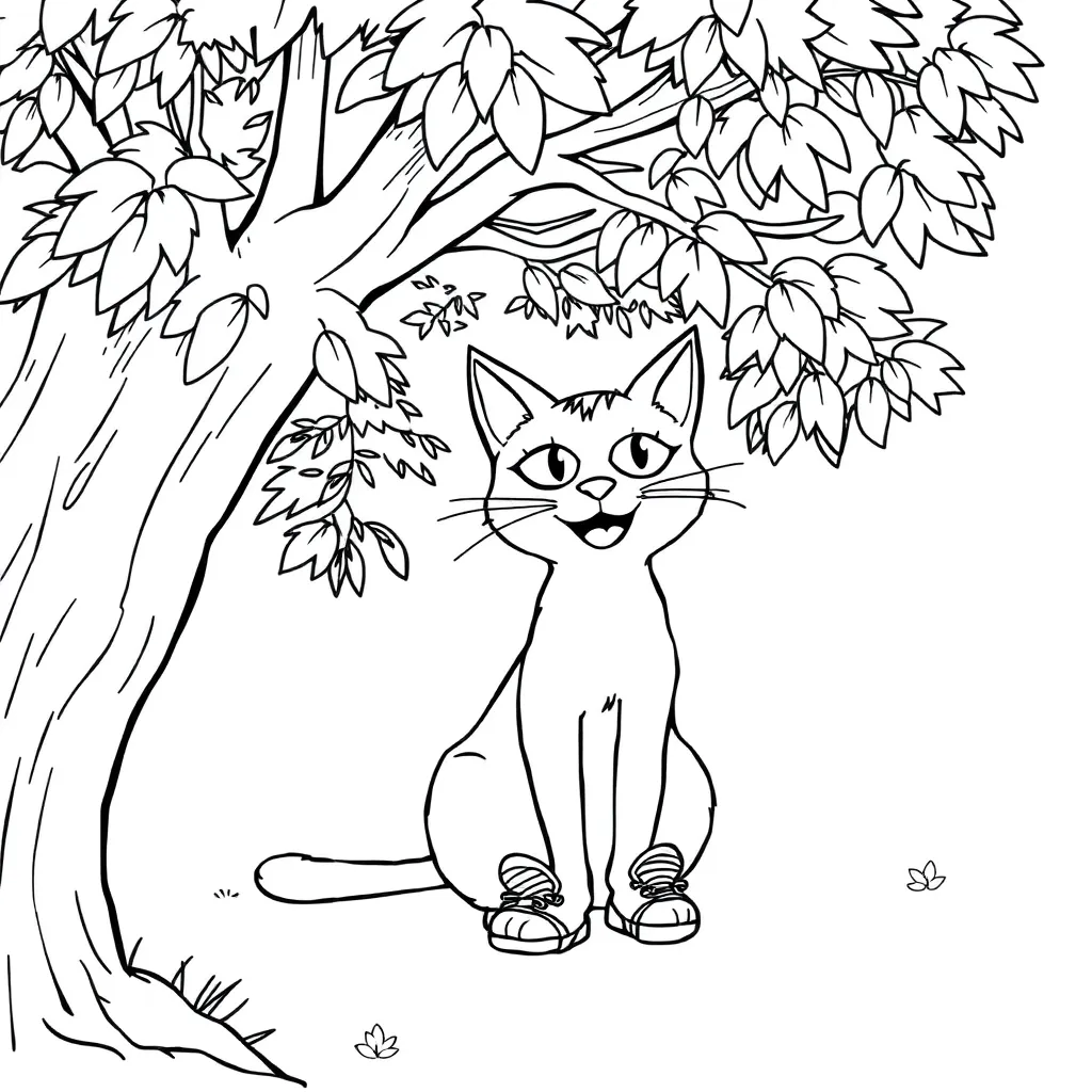 Pete The Cat coloring page
