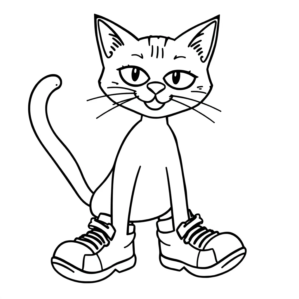 Pete The Cat coloring page