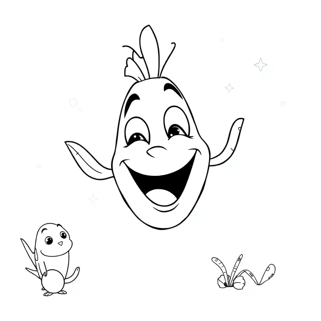 Pixar coloring page