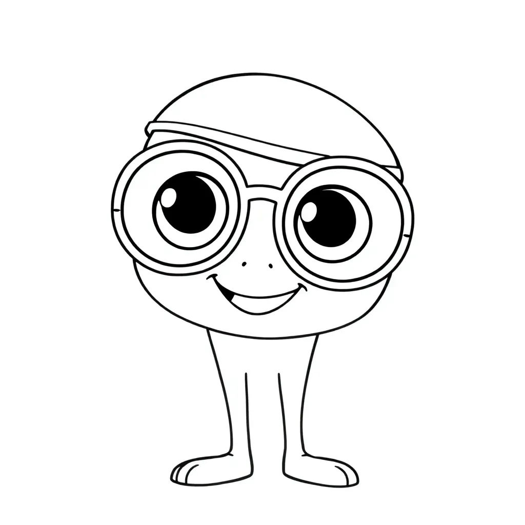 Pixar coloring page