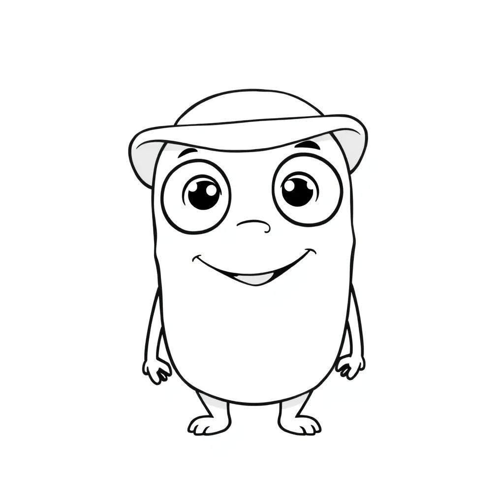 Pixar coloring page