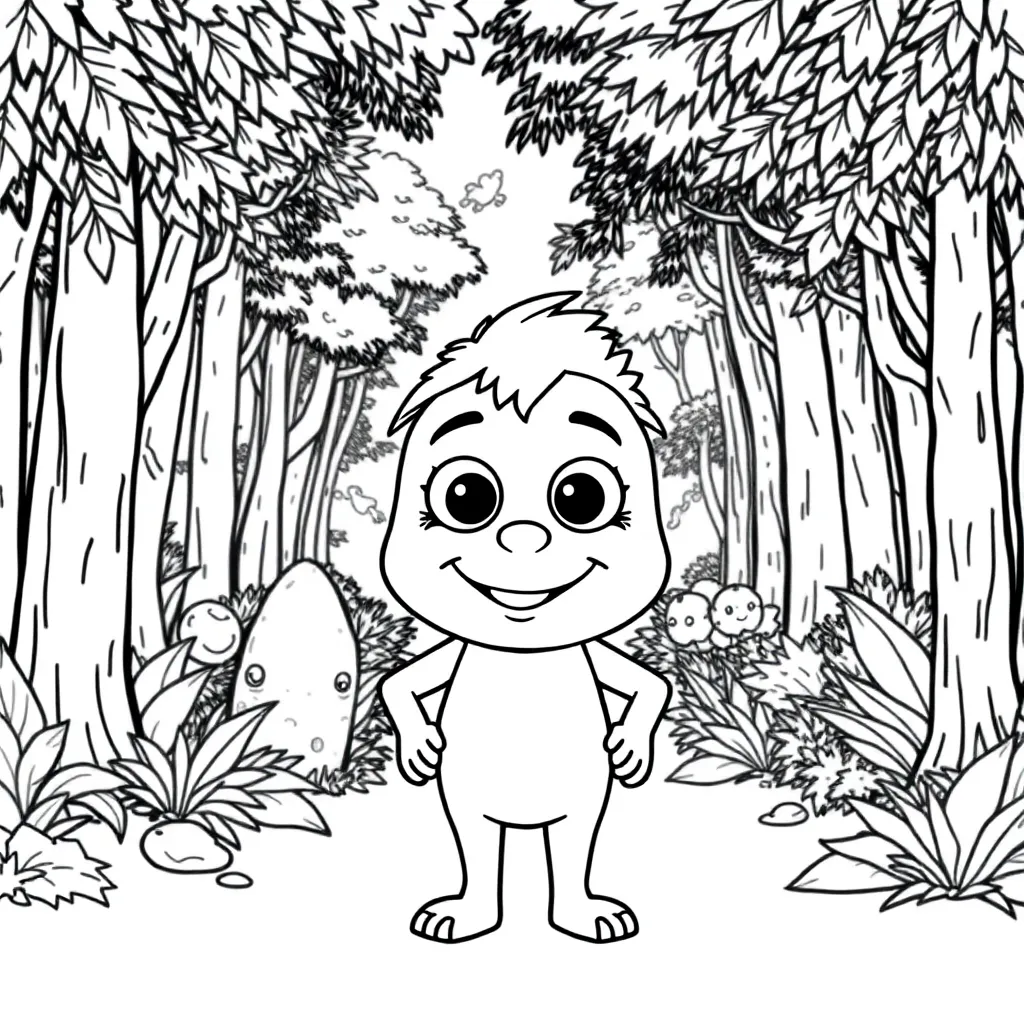 Pixar coloring page